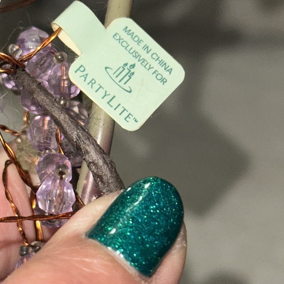 PartyLite Dew Drop Ring 8.5 in three wick 🕯 ring - Picture 3 of 4